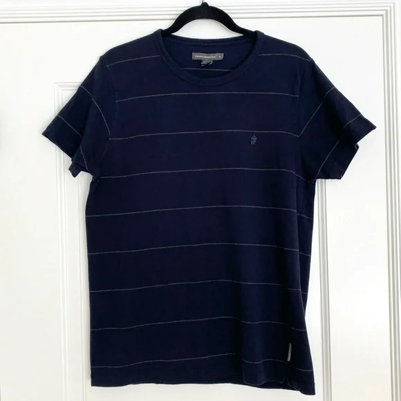 French Connection Thin Stripe T-Shirt - XL - Picture 2 of 5